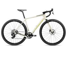Orbea TERRA M41eTEAM 1X Ivory White-Spicy Lime (Gloss) - gravel dviratis