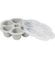 Beaba silikoninis kūdikio maisto konteineris Multiportions XL, 6x150ml, Grey