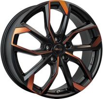RC DESIGN RC34 Black Orange Matt (bom) R19 5x112.00 ET45 CB57.10 J8.0