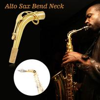 Alto saksofonas Sax Bend Neck žalvaris 24,5 mm su kamštienos tepalu saksofonas