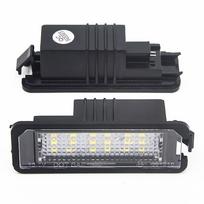 Automobilio be klaidų LED valstybinio numerio apšvietimas, skirtas VW Golf GTi MK5 MK6 R32 Rabbit CC EOS Polo Scirocco