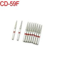 10 vnt. Deimantinių dantų kapų greitaeigiai grąžtai FG 1,6 mm, skirti dantų balinimui, odontologinei medžiagai CD-59F
