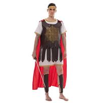 Suaugusiųjų vyrų romėnų kario kostiumas, kareivis Helovino gladiatorių vakarėlis Cosplay suknelė M