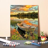 Skaičiai Aliejinė tapyba Drobė Skaitmeninė aliejinė tapyba Skaičiai Tapyba Namų dekoravimas „Pasidaryk pats“ Tapyba pagal skaičius 40x50cm no frame