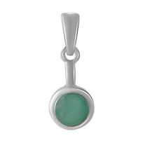 Sidabrinis pakabukas su smaragdu 0,815 ct (2058281) smaragdas