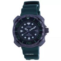 „Citizen Promaster“ poliuretano dirželis „Eco-Drive BN0228-06W 200M“ vyriškas laikrodis žalia