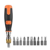 Dvipusis reketinis atsuktuvas 10 viename kelių bitų reketinių atsuktuvų rinkinys 6,23 mm reguliuojama veržlė