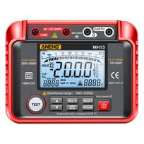 ANENG MH13 250V-2500V skaitmeninis izoliacijos varžos testeris raudona