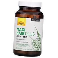 Vitaminai plaukams ir nagams, Maxi-Hair Plus, Country Life 120vegcaps (36124021) 120vcaps