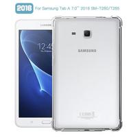 Smūgiams atsparus dangtelis, skirtas Samsung Galaxy Tab A 7.0'' 2016 SM-T280 SM-T285 7.0 colių dėklas TPU silicio permatomas dangtelis Coque Fundas SM-T280 T285 skaidri