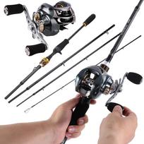 Meškerykotis ir ritės derinys, skirtas jaukų žūklei. 1.8m rod right reel