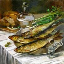 Deimantinė tapyba Visas deimantinis siuvinėjimas Džiovintos sūdytos žuvies deimantinės mozaikos kryžminio dygsnio virtuvės dekoras 30x30CM