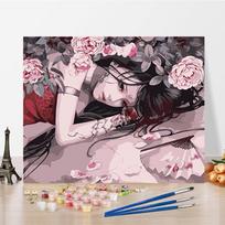 „Pasidaryk pats“ tapyba pagal skaičius Menas Namų dekoravimas Skaičiai Tapyba Pomėgiai Skaitmeninė tapyba aliejumi Amatai 40x50cm no frame