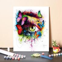 „Pasidaryk pats“ dažai pagal numerius Drobė Namų dekoravimo numeriai Tapyba Skaitmeninis aliejinis paveikslas Skaičiai Aliejinė tapyba 40x50cm no frame