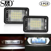 2 vnt Xenon White LED valstybinio numerio žibintai be klaidų LED numerio lempa, skirta Mercedes Benz GLK X204 2007-2013 A2048200156