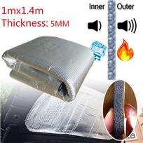 5 mm aliuminio automobilio priešgaisrinės šilumos izoliacijos kilimėlis, garsą slopinantis putplastis, lipnus