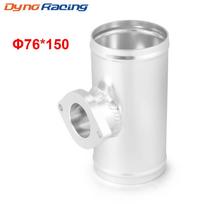 76 mm 3 colių turbo aliuminio flanšo vamzdis, skirtas GD-RS FV RZ BOV išpūtimo vožtuvo adapteriui L = 150 mm