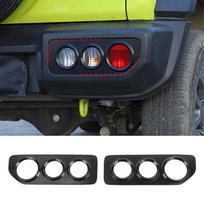 Automobilio galinio žibinto apdailos dangtelis, skirtas Suzuki Jimny 2019 2020 2021 2022 2023 išorės priedai, ABS juoda