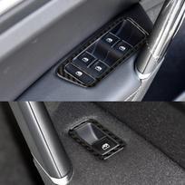 4Vnt./RINKINYS Anglies pluošto automobilio durų langų pakėlimo jungiklio rėmo dangtelio lipduko apdaila, skirta VW Golf 7 MK7 VII 2013 2014 2015 2016 m.