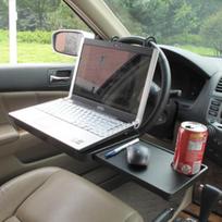 Sulankstomas naujas automobilio kompiuterio stovas su stalčių lentyna automobilio vairo sėdynės atlošas nešiojamojo kompiuterio padėklas maisto gėrimų stalo laikiklis