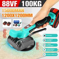 88VF elektrinis plytelių vibratorius, automatinis grindų plytelių klojimas plytelių klojimo dirbinių mašina plytų sienų plytelių įrankis + 15000 mAh akumuliatoriaus elektrinis įrankis