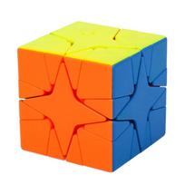 Meilong Polaris Cube be lipdukų Mofangjiaoshi Magic Puzzle Cube Cube Cubing klasės mokomasis Polaris Cube žaislas