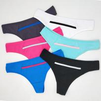 6 vnt./stal., Moteriški medvilniniai apatiniai kelnaitės Seksualus apatinis trikotažas Femme Moteriški stringai Nėriniai G stygos Tangas Print Girls Cute M