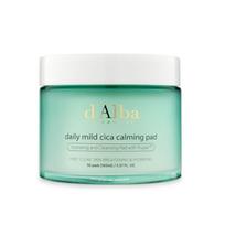 d'Alba Daily Mild Cica Calming Pad 50 pads - Drėkinantis ir valomasis padas (2 Parinktys) 1PCS