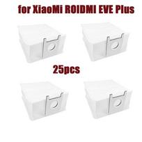 25 vnt XiaoMi ROIDMI EVE Plus Priedai Dulkių maišelis Robotas Šiukšlių laikymo krepšys Atsarginis dulkių maišelis