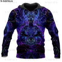 Natūralūs psichodeliniai grybai, akys Trippy 3D spausdinimas, gobtuvas su užtrauktuku Vyriškas megztinis, megztinis su gobtuvu, striukė, marškinėliai, sportiniai kostiumai16 M