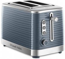 Ecost prekė po grąžinimo Russell Hobbs Inspire Toaster, Grey, 2 Extra Wide Toast Slots, incl. Bread