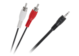 Kabel JACK 3.5-2 x RCA 1.5m