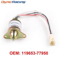 Degalų išjungimo išjungimo solenoidas 119653-77950 Skirtas Yanmar 3TNE84 3TNE88 4TNE84 Išjungimas Degalų išjungimo išjungimo solenoidinis vožtuvas