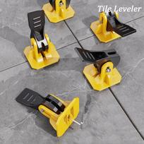 50 vnt / rinkinys plytelių lygintuvas Keičiamas plieninis kaiščių lygintuvo gnybtas pozicionuojantis artefaktų plytelių įrankis 2 mm 50 PCS