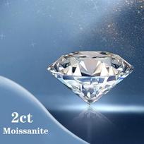 Moissanite apvalūs briliantinio kirpimo deimantiniai papuošalai 5MM balta