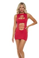 Pink Lipstick Can't Commit Dress Red XL/XXL