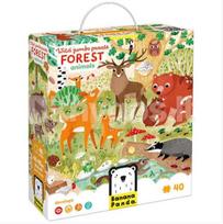 Lavinamasis žaidimas „Wild Jumbo Puzzle. Forest Animals“