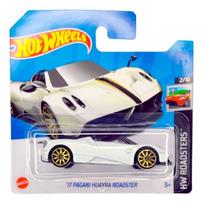 Hot Wheels Mainline Modeliukas 17 Pagani Huayra Roadster white short card