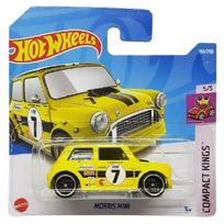 Hot Wheels Mainline Modeliukas Morris Mini Yellow Treasure Hunt TH short card