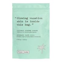 Frank Body Coconut Coffee Scrub kūno šveitiklis su kokosų aliejumi, vynuogių kauliukų aliejumi, vitaminais C, D ir E, 100 g