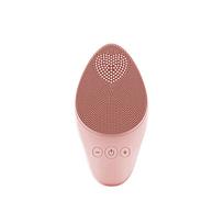 Be Osom Face Cleansing Brush Pink įkraunamas veido odos valymo šepetėlis, masažuojantis, giliai valo odą, rožinis