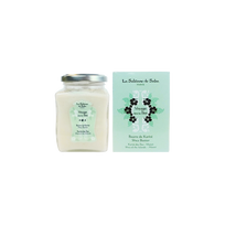 La Sultane de Saba Islands Shea butter gardenijų ir alavijų aromato taukmedžio kūno sviestas, 300 ml