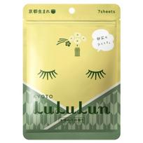 LuLuLun Premium Sheet Mask Kyoto Green Tea 7 Pack vienkartinių veido kaukių rinkinys, antioksidacinio poveikio, 7 vnt.