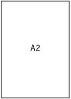 Popierius braižybai, A2, 610 x 430 mm, 170, PPPREK5905824200658