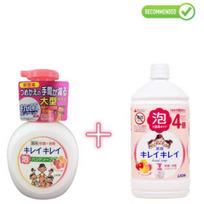 Lion "KireiKirei" vaisių aromato, putojantis skystas muilas 500ml + papildymas 800ml