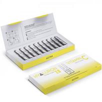 Alcina Vitamin C And Hyaluron 2.0 Ampoules Intensyviai drėkinančios Hyaluron 2.0 priešraukšlinės ampulės, 10 vnt.