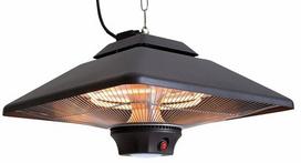 Sunred infraraudonųjų spindulių šildytuvas Spica Bright, pakabinamas, juodos spalvos, 2000 W