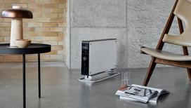 Konvekcinis šildytuvas stiklinis Mill Instant Glass 2000W, LED ekranas, baltas