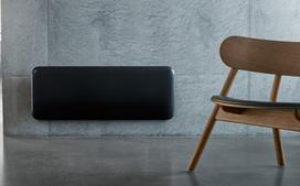 Plieninis panelinis šildytuvas Mill Invisible su WIFI, 1200W, juodas