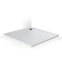 Dušo padėklas Flat Stone Effect 100x80x5 cm, balta spalva
